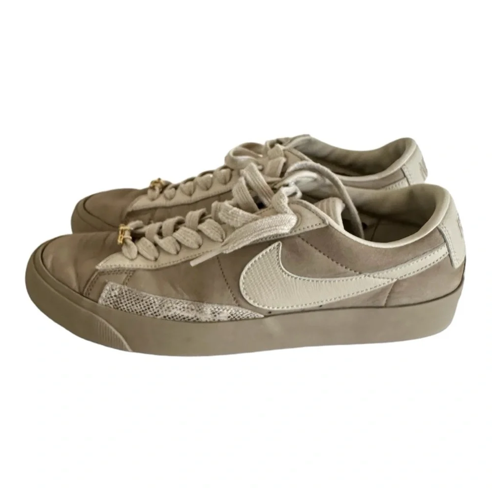 Nike SB Blazer Low 'Snakeskin' Light Tan‎ - US M 8.5 Sacai Supreme CDG